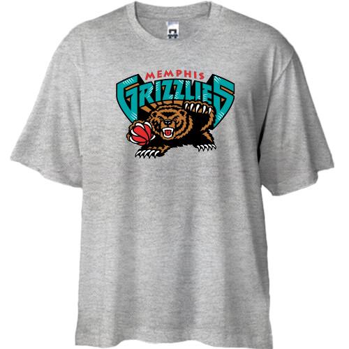 Футболка oversize memphis grizzlies bear