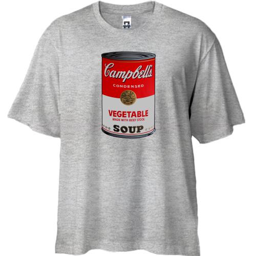 Футболка Oversize с Campbell's soup