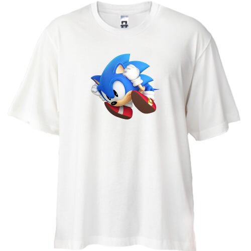 Футболка oversize з Соником (Соник бум)