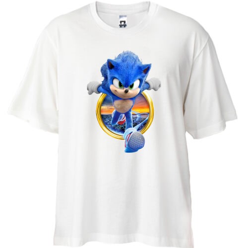 Футболка Oversize с Соником (м.ф.Соник бум)