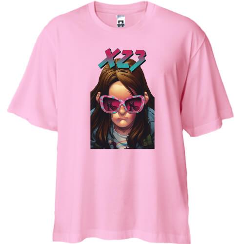 Футболка Oversize с X-23 (x-men)