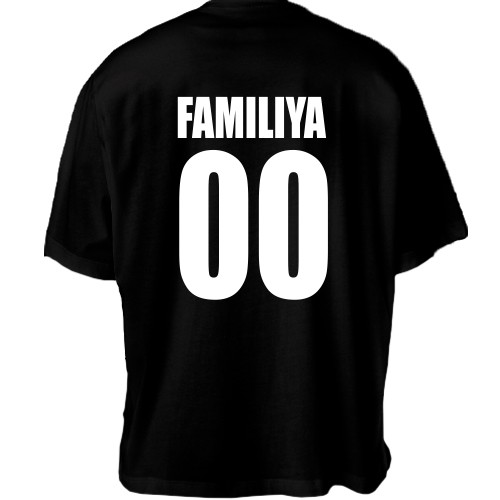 Футболка Oversize с фамилией и номером (2)