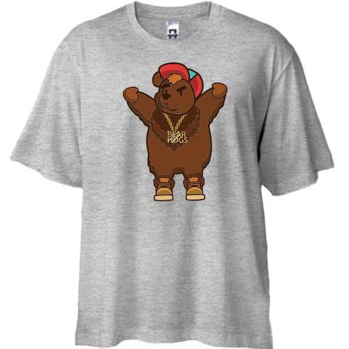 Футболка Oversize с надписью 