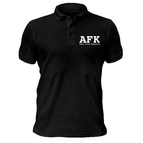 Чоловіча футболка-поло AFK Away From Keyboard.