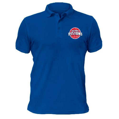 Футболка поло Detroit Pistons
