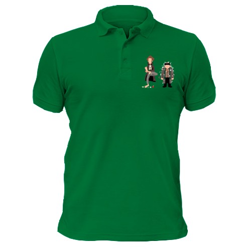 Футболка поло Грабители Один Дома