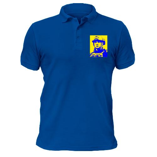 Чоловіча футболка-поло Український воїн АРТ