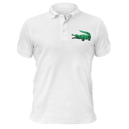 Чоловіча футболка-поло з крокодилом 