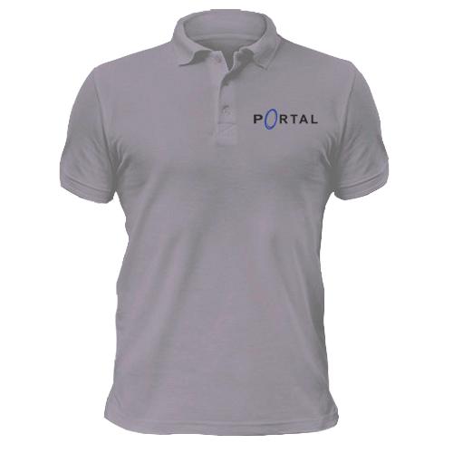 Чоловіча футболка-поло з логотипом гри Portal