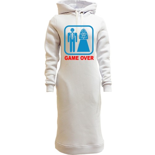 Жіноча толстовка-плаття Game over