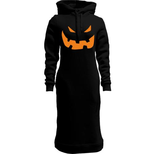 Женская толстовка-платье Halloween smile