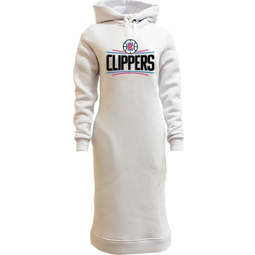 Женская толстовка-платье Los Angeles Clippers