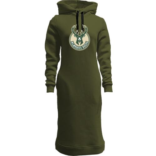 Жіноча толстовка-плаття Milwaukee Bucks