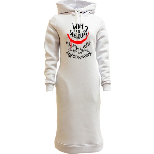 Жіноча толстовка-плаття Why so serious (3)