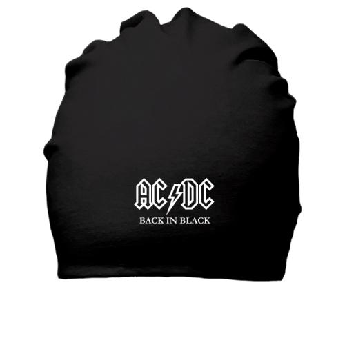 Бавовняна шапка AC/DC Black in Black