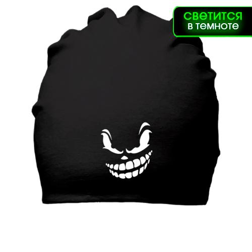 Хлопковая шапка Angry smile (Helloween style)