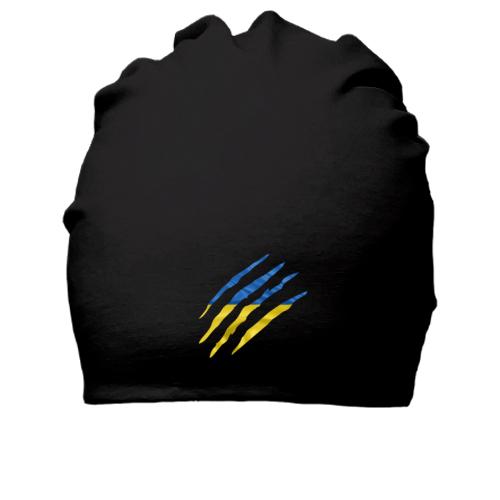 Бавовняна шапка Жовто-синій всередині