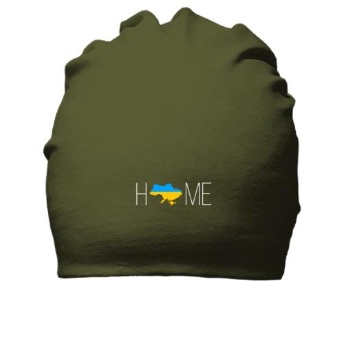 Хлопковая шапка с картой Украины - Home