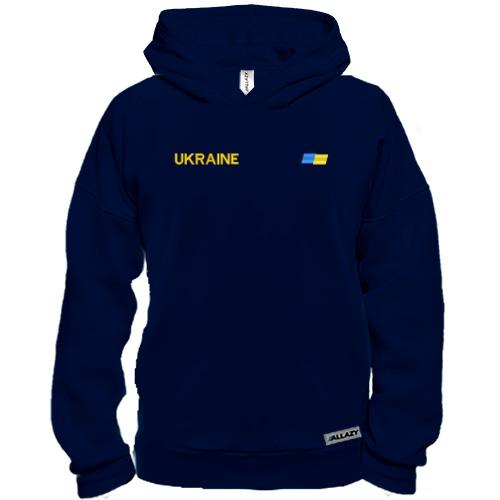 Худи BASE Ukraine с мини флагом на груди
