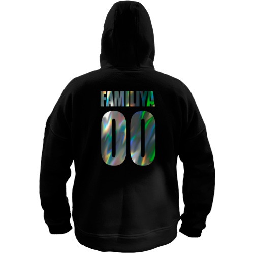 Худи BASE с надписью «FAMILIYA» и спортивным номером 00