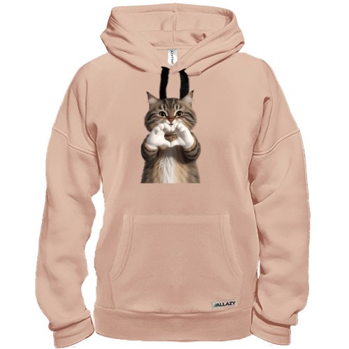 Толстовка Кіт із серцем