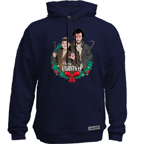 Худи без начеса Merry Christmas (Грабители Один Дома)