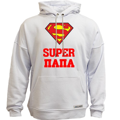 Худи без начісу Super тато