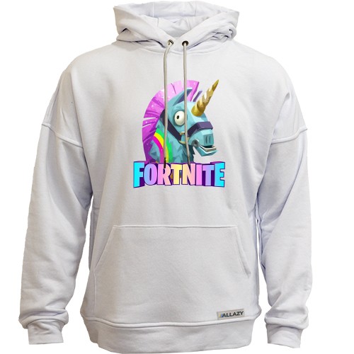 Худи без начеса с единорогом 