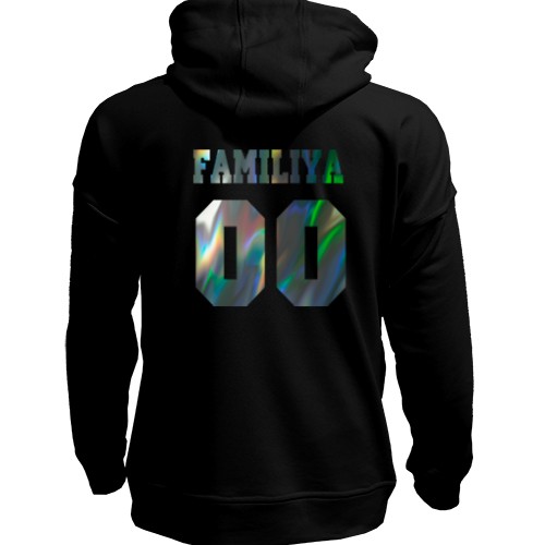 Худи без начеса с фамилией и номером