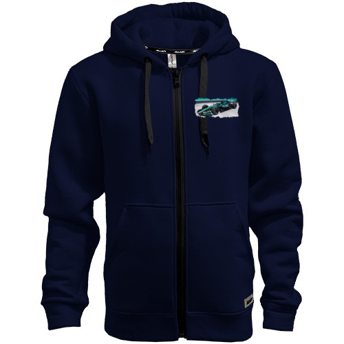 Чоловіча толстовка на блискавці Aston Martin F1