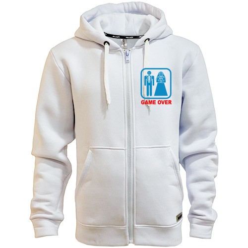 Худи на молнии Game over