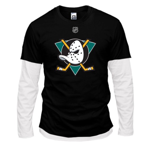 Чоловічий лонгслів Комбі Anaheim Ducks (2)