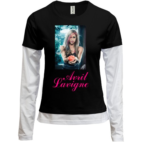 Комбинированный лонгслив Avril Ramona Lavigne