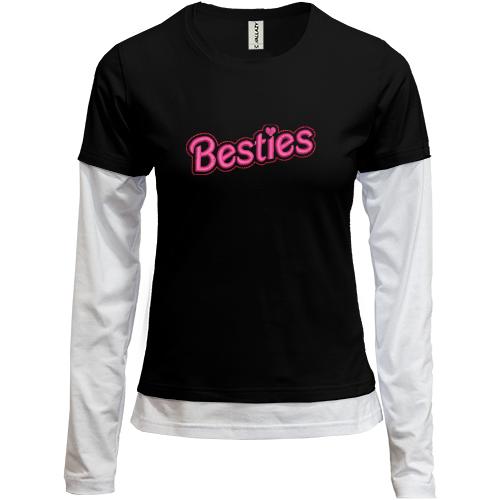 Жіночий лонгслів Комбі Besties