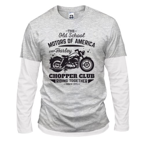 Комбинированный лонгслив Chopper Club