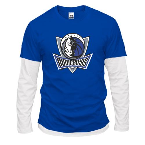 Комбинированный лонгслив Dallas Mavericks