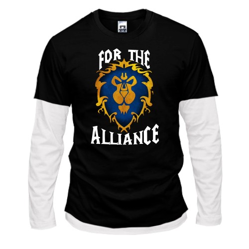 Комбинированный лонгслив For the alliance