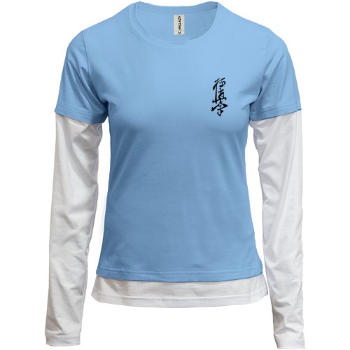 Жіночий лонгслів Комбі Кіокушинкай