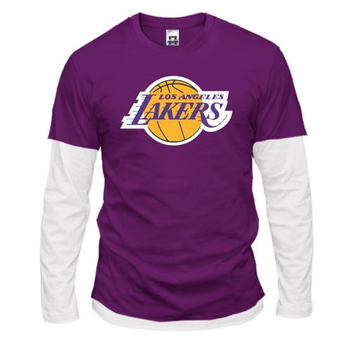Комбинированный лонгслив Los Angeles Lakers