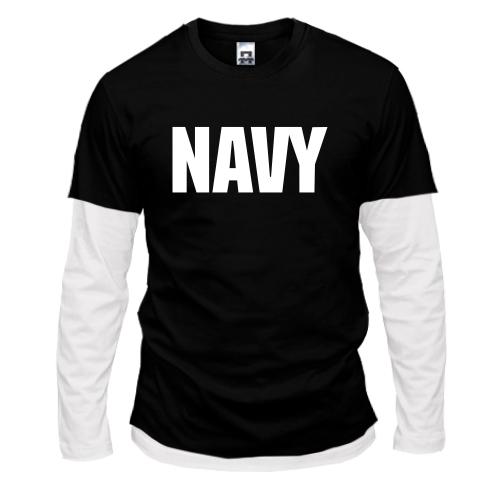 Комбинированный лонгслив NAVY (ВМС США)