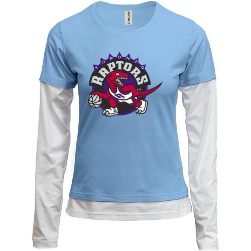 Жіночий лонгслів Комбі Toronto Raptors