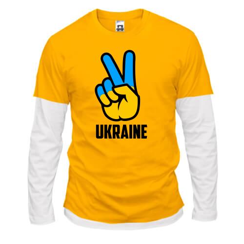 Лонгслів Комбі Ukraine peace