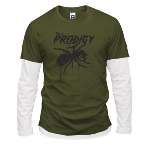 Комбинированный лонгслив the Prodigy.