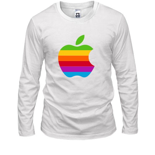 Чоловічий лонгслів Apple (веселка)