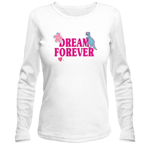 Лонгслив Dream forever Динозавр
