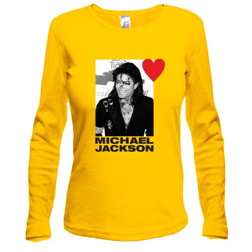 Жіночий лонгслів Люблю Майкла Джексона