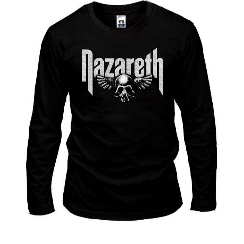 Чоловічий лонгслів Nazareth (з сірим черепом)
