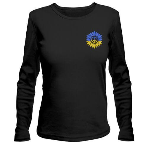 Жіночий лонгслів Соняшник Peace Ukraine