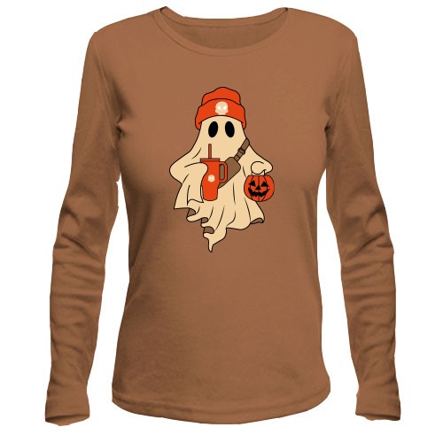 Лонгслив Привидение в шапке