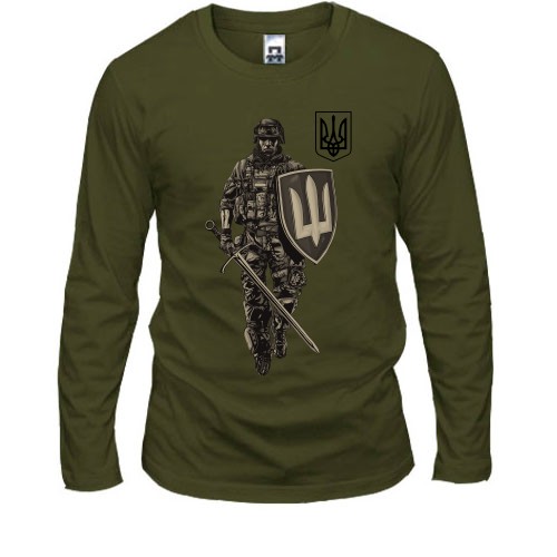Чоловічий лонгслів Український Воїн